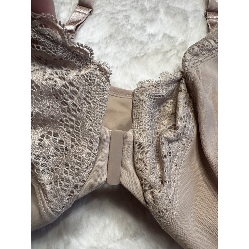 New Playtex 4423 Secrets Bra Dreamwire Front Close Anchorstrap Beige Nude 48D - Picture 3 of 11
